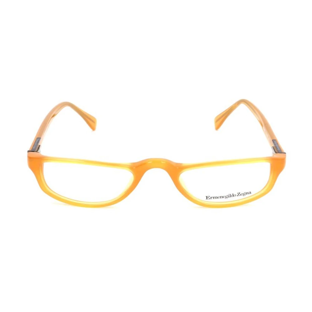Er egildo Zegna Gele plastic monturen met wijzerplaat Yellow Unisex