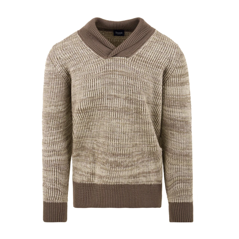 Knitwear > V-neck Knitwear - - Drumohr - Modalova