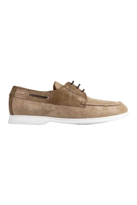 Crocodile & Suede Loafers