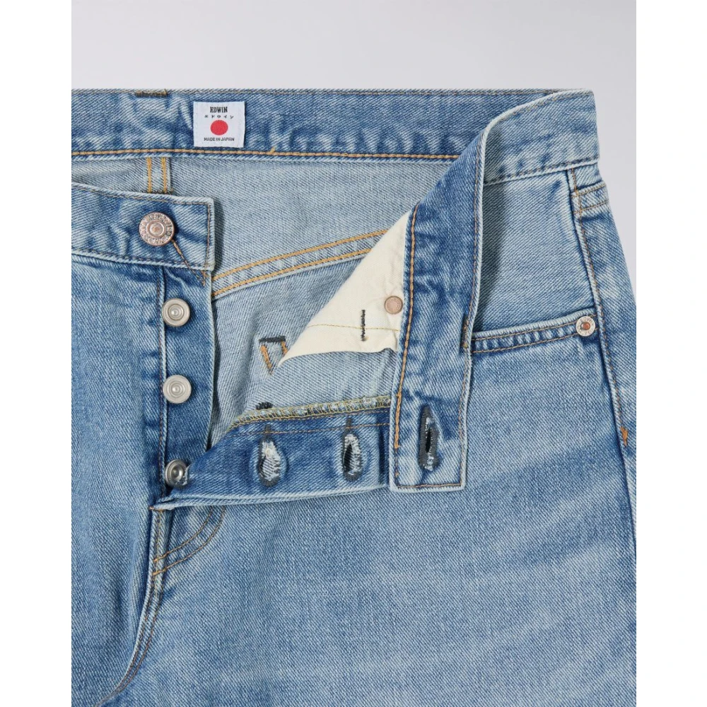 Edwin Regular Tapered Japanse Denim Jeans Blue Heren
