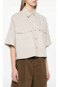 chemise-beige-a-boutons-pression
