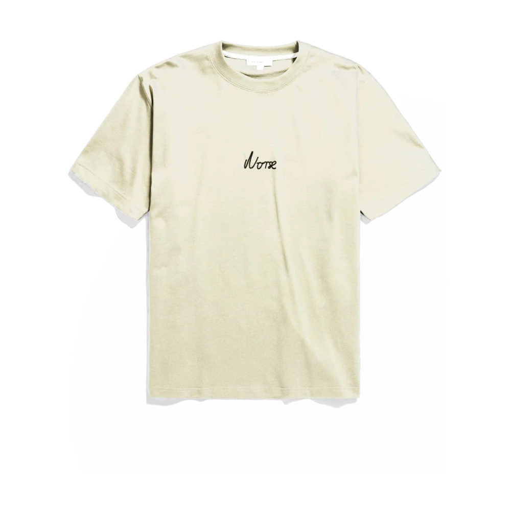 Norse Projects Kettingsteek Logo T-shirt White Heren
