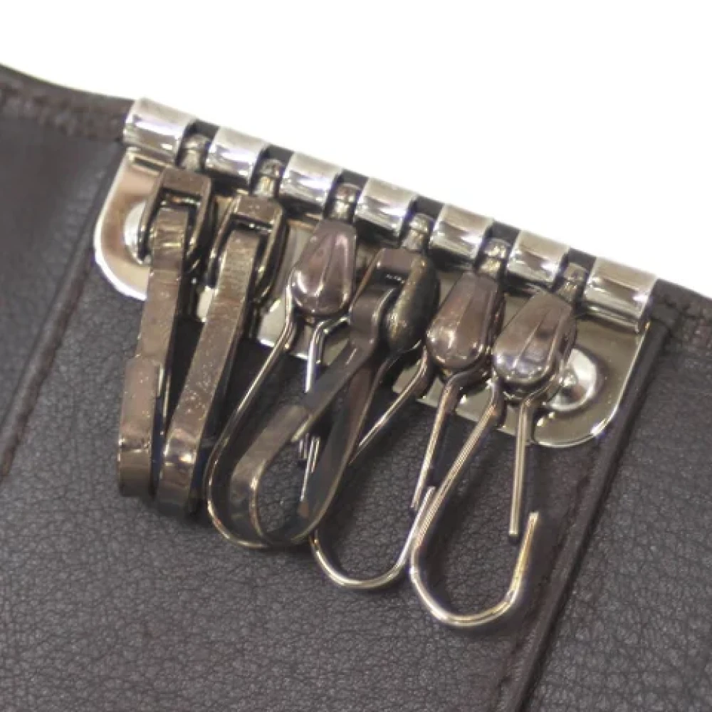Loewe Pre-owned Leather wallets Brown Dames