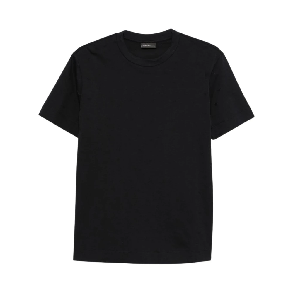 Emporio Armani Mannelijk Blauw Tops Heren, Xl, Katoen, T-Shirts En Polo's