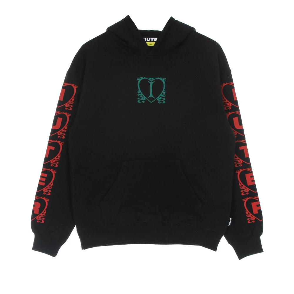 Iuter Zwarte Lichtgewicht Hoodie Black Heren
