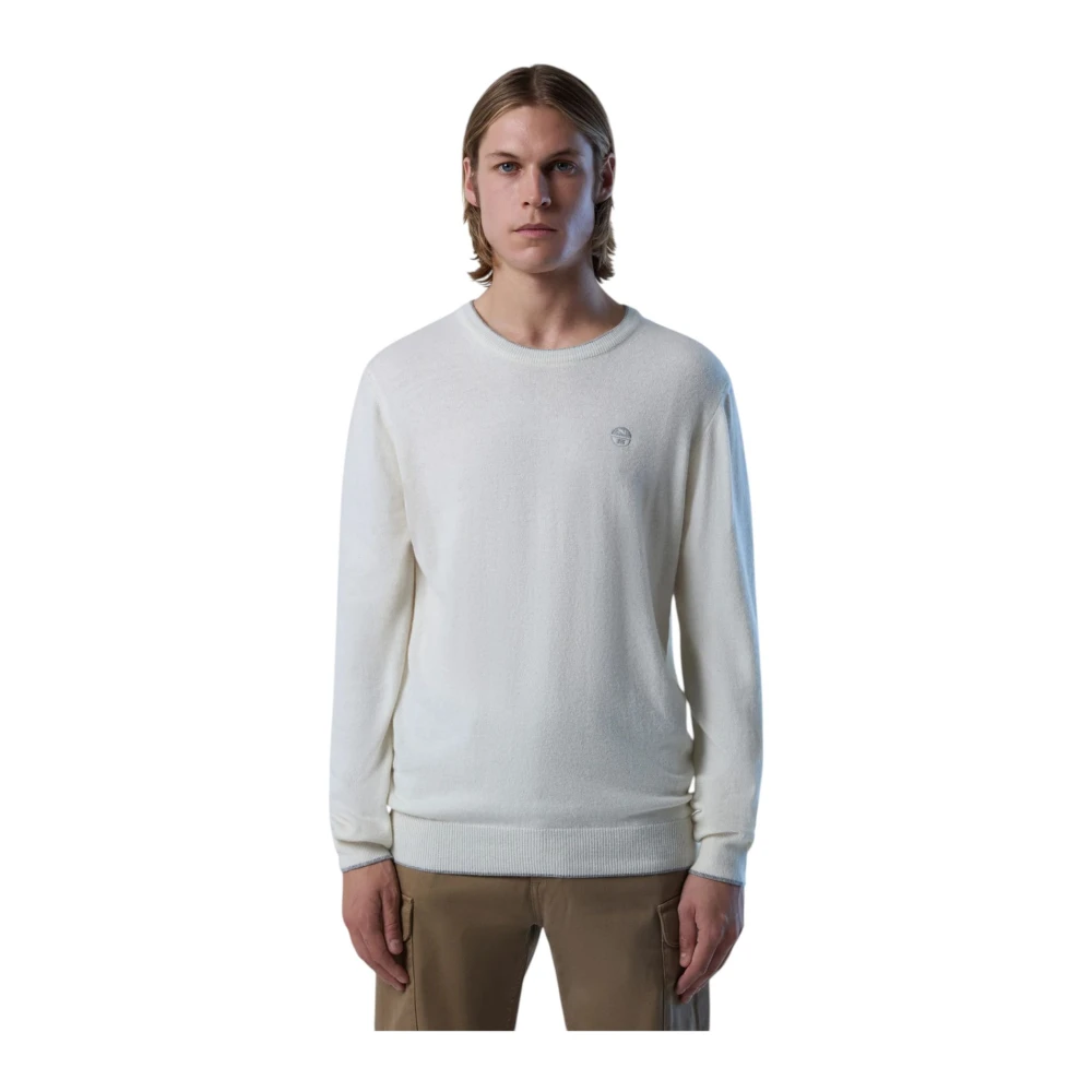 North Sails Trui met ronde hals Beige Heren