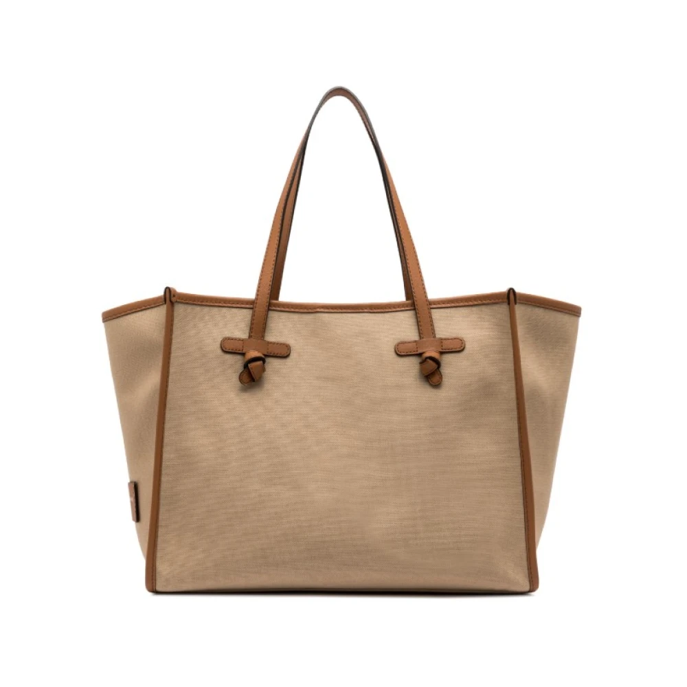 Gianni Chiarini Stijlvolle Leren Handtas Beige Dames