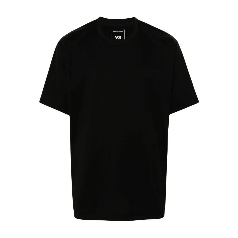Y-3 Zwarte T-shirts en Polos Black Heren