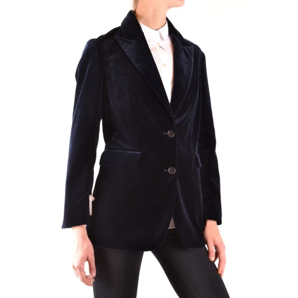Aspesi Velvet Blazer Black Dames