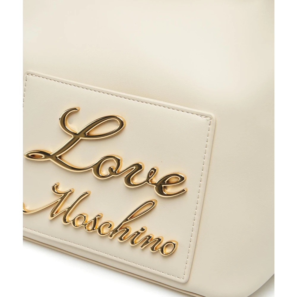 Love Moschino Witte Bucket Bag Rugzak White Dames