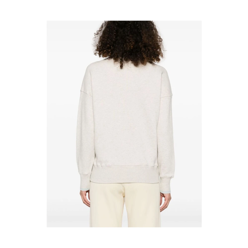 Autry Heathergrijze Sweater met Ronde Hals Gray Dames