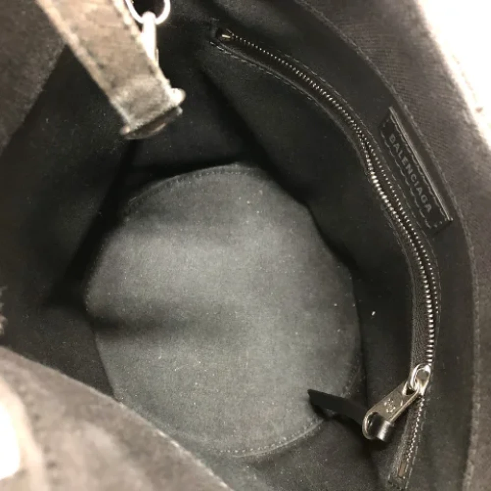 Balenciaga Vintage Pre-owned Cotton balenciaga-bags Black Dames