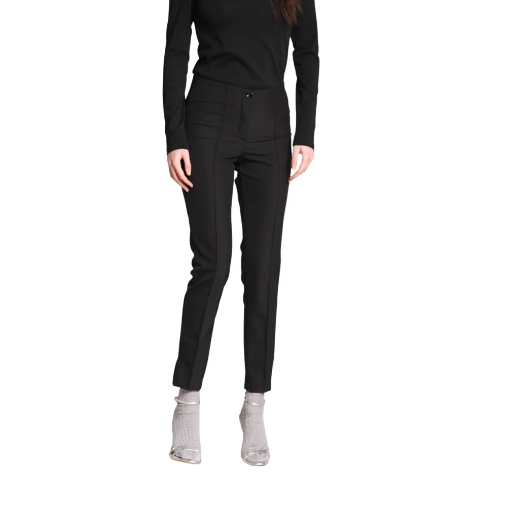 Mason's Women's Black Slim Fit Chino Trousers - Slim-Fit Trousers - Xs - Trousers