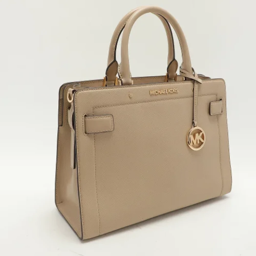 Michael Kors Pre-owned Leather handbags Beige Dames