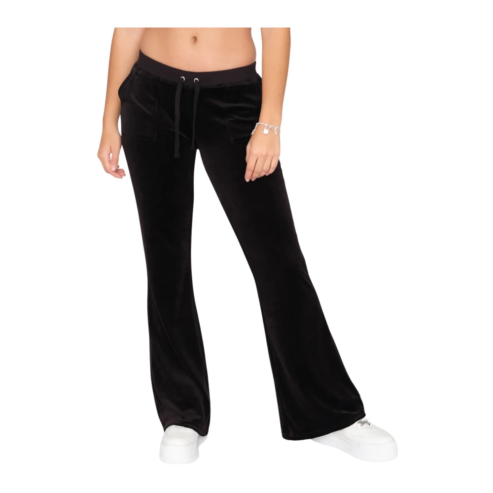 Juicy Couture Ultra Lage Taille Broek Black Dames