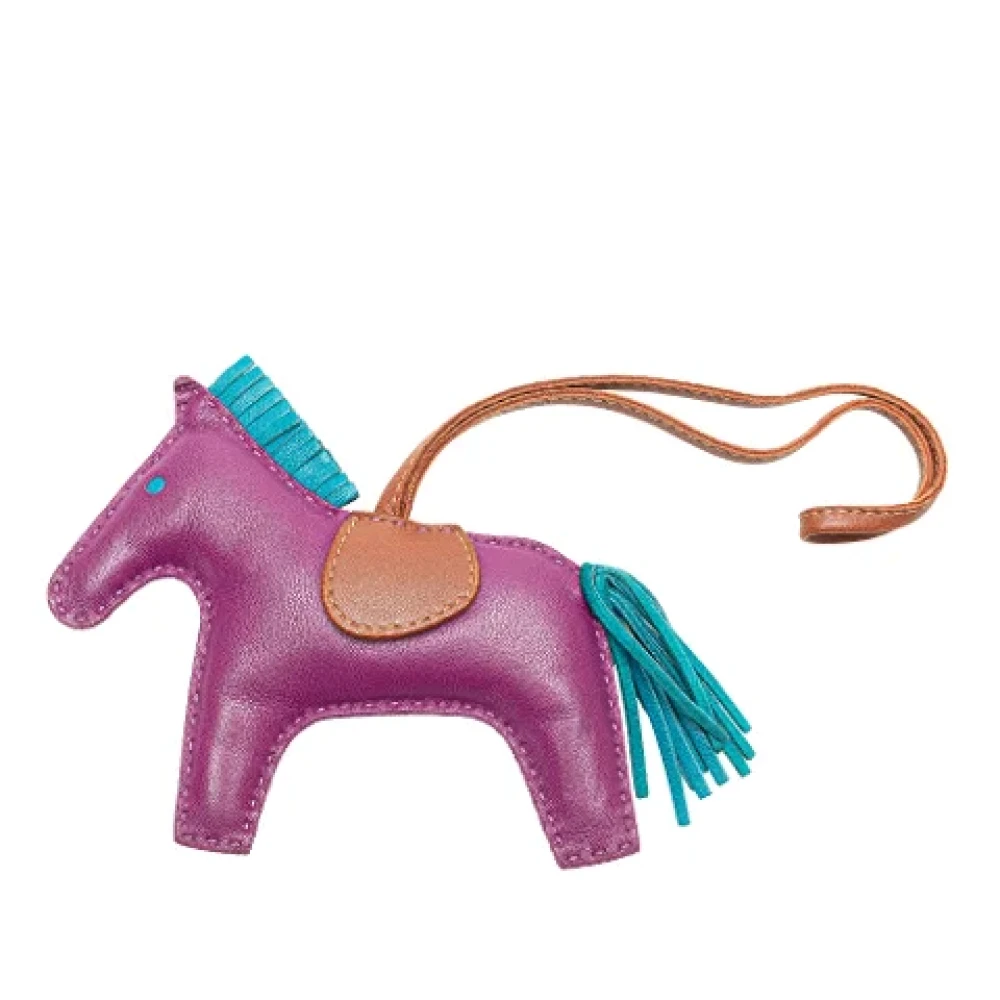 Hermès Vintage Pre-owned Leather key-holders Purple Dames