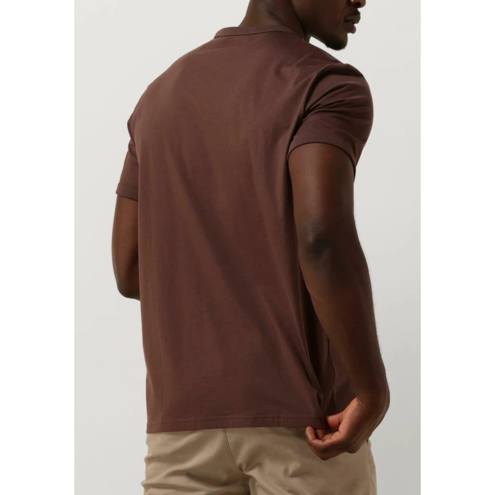 Fred Perry Heren Polo's & T-shirts Ringer T-shirt Brown Heren
