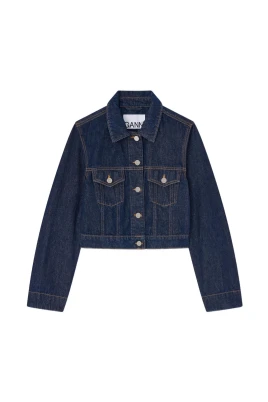 Cropped Jeansjacka