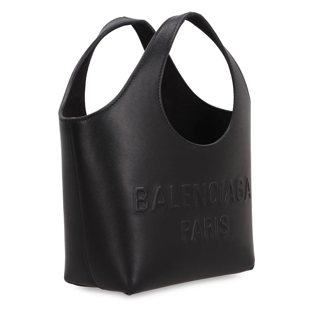 Balenciaga Mary-Kate Leren Tote Black Dames