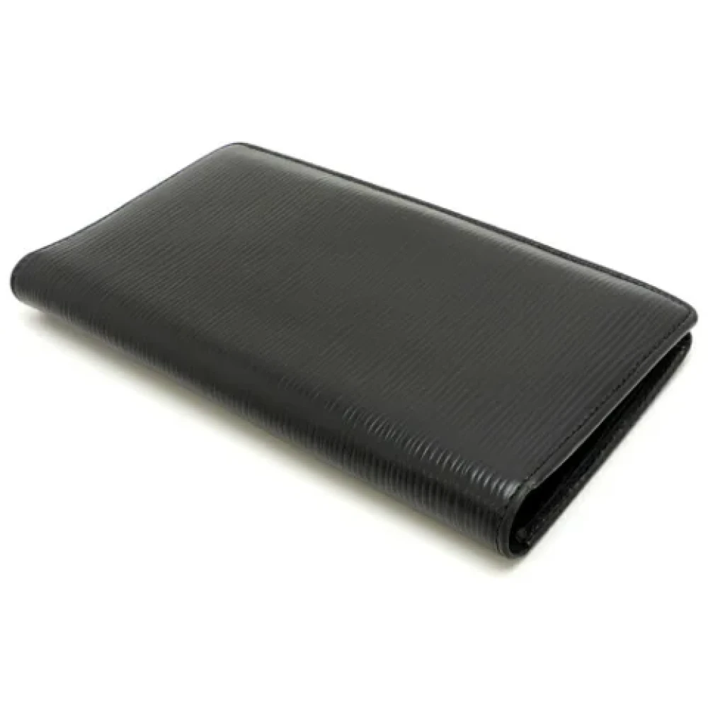 Louis Vuitton Vintage Pre-owned Leather wallets Black Heren