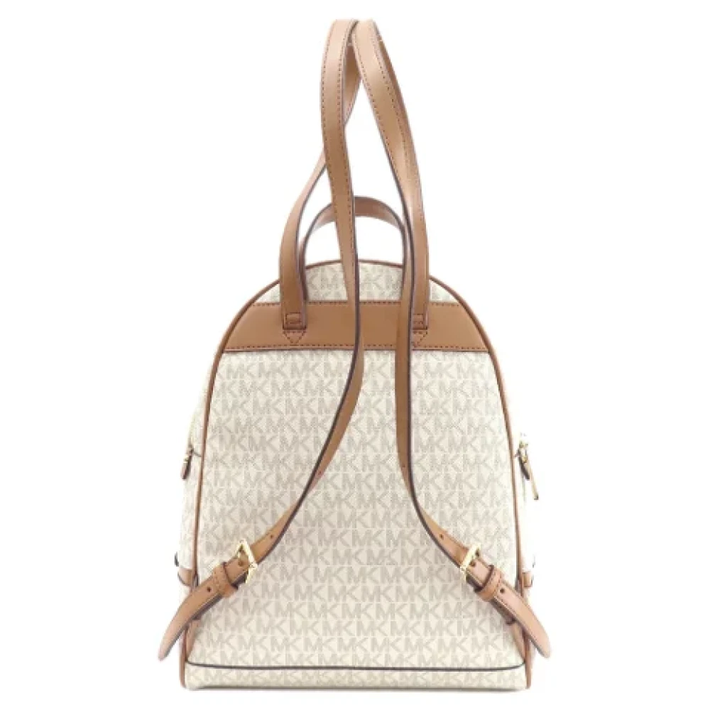 Michael Kors Pre-owned Plastic backpacks White Dames
