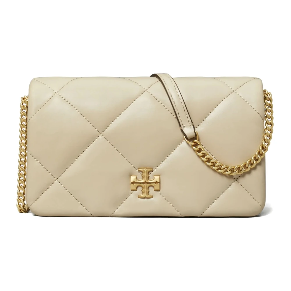 Tory Burch Women's Beige Kira Chain Wallet
