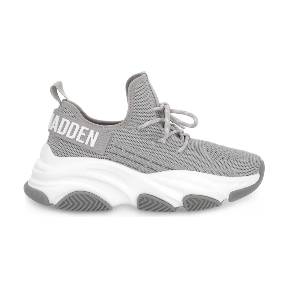 Steve Madden Women's Silver Sneakers For A Stylish Look