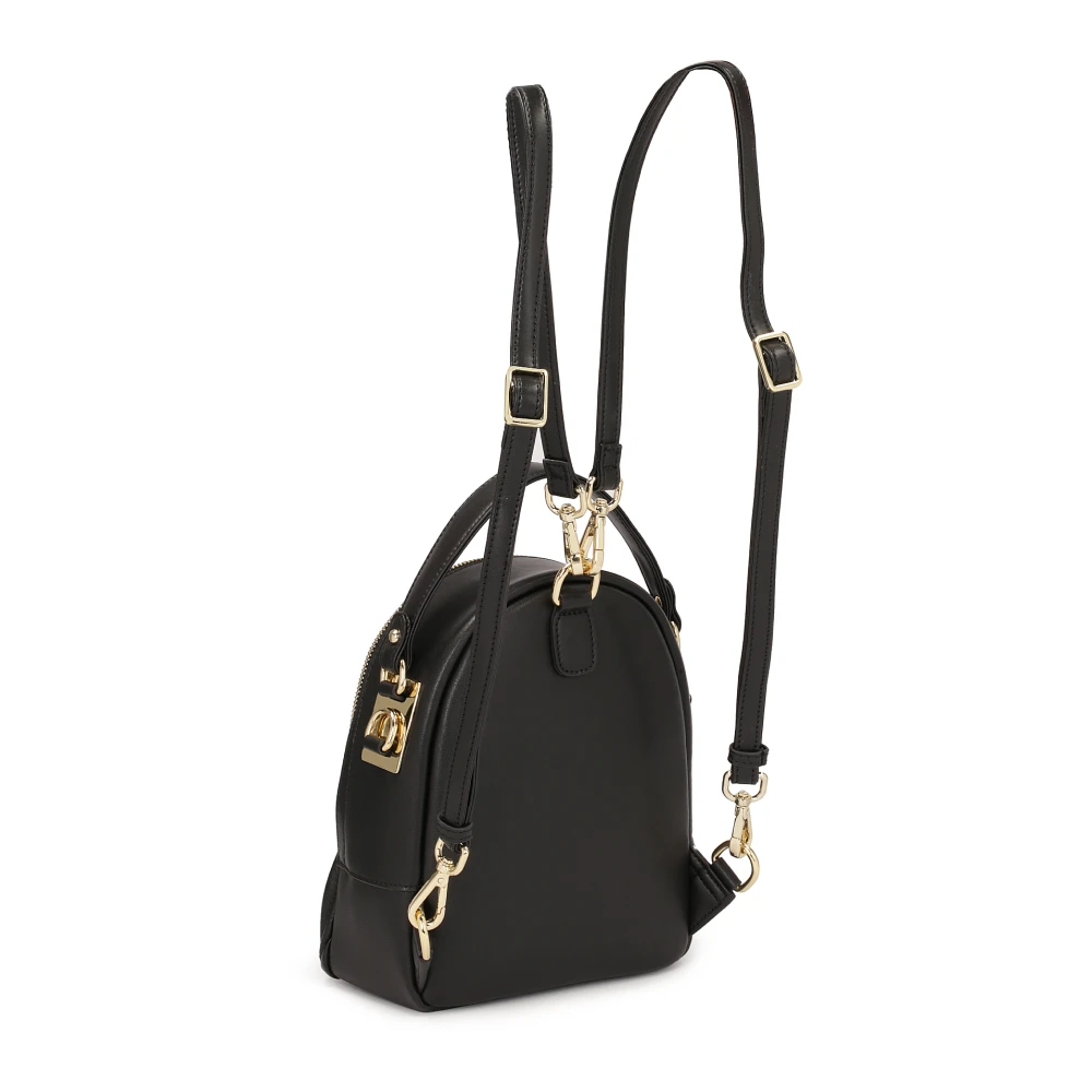 Kazar Elegante 2-in-1 zachte leren rugzak Black Dames
