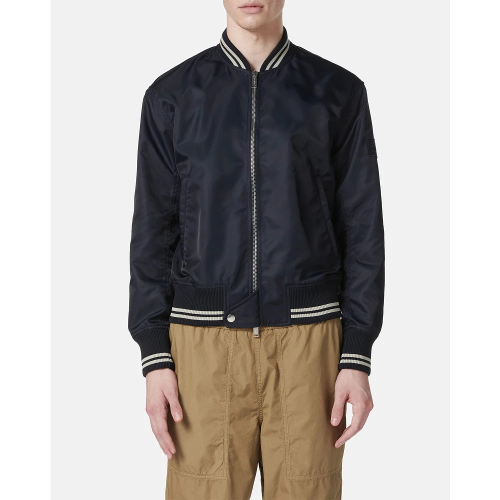 Iceberg Regular-fit blauwe jas van polyester met GRS-certificering Blue Heren