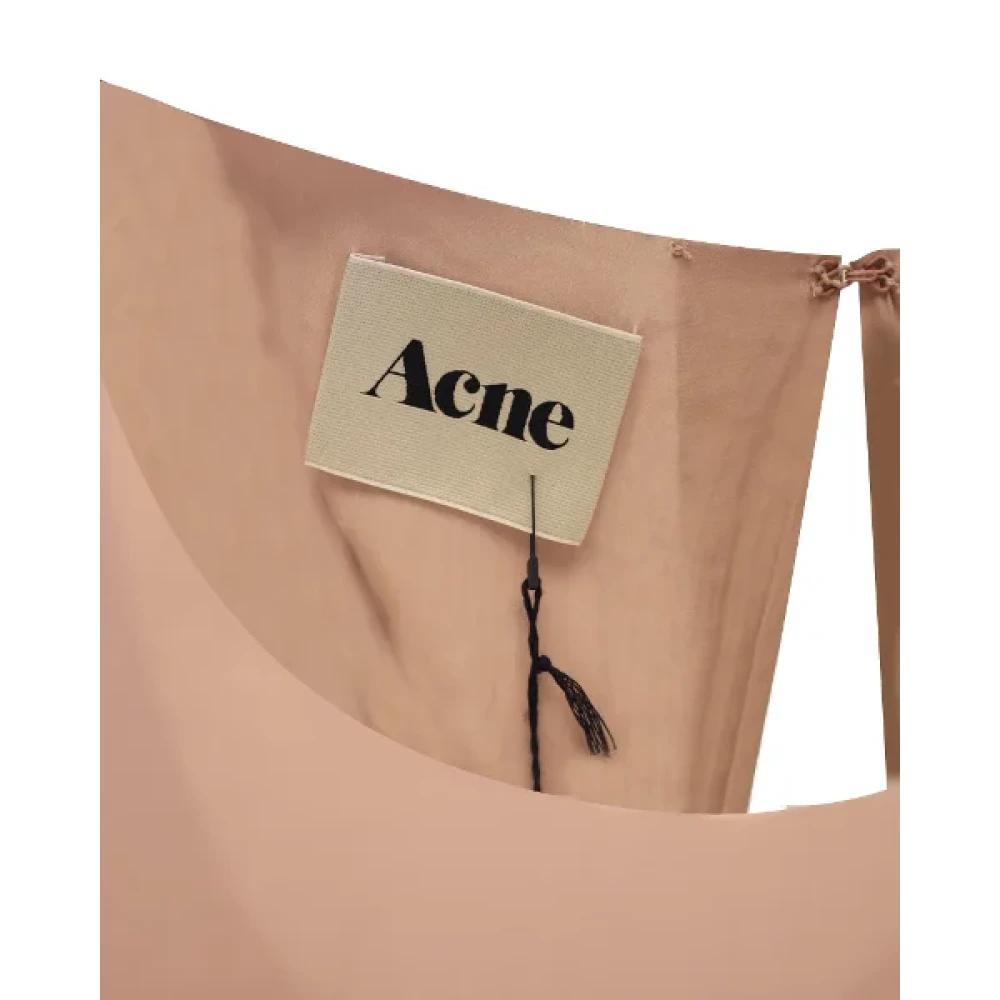 Acne Studios Pre-owned Polyester dresses Pink Dames