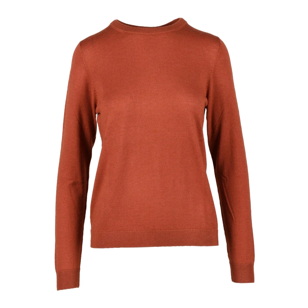 Maliparmi Cashmere Blend Gebreide Trui Brown Dames