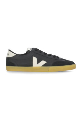 sort-laeder-sneakers-rund-ta-logo