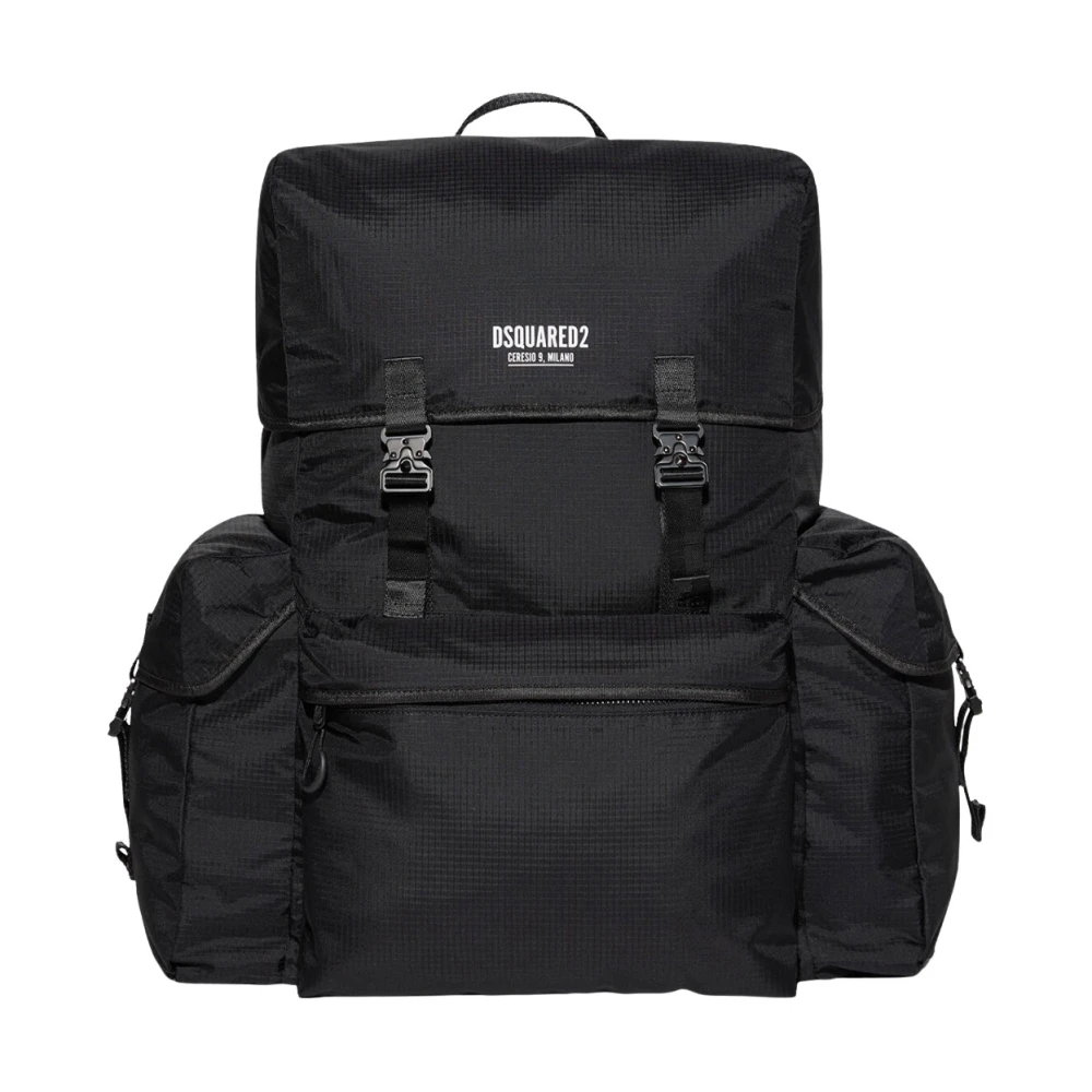 Dsquared2 Hombre Negro Bolsos, Talla: One Size