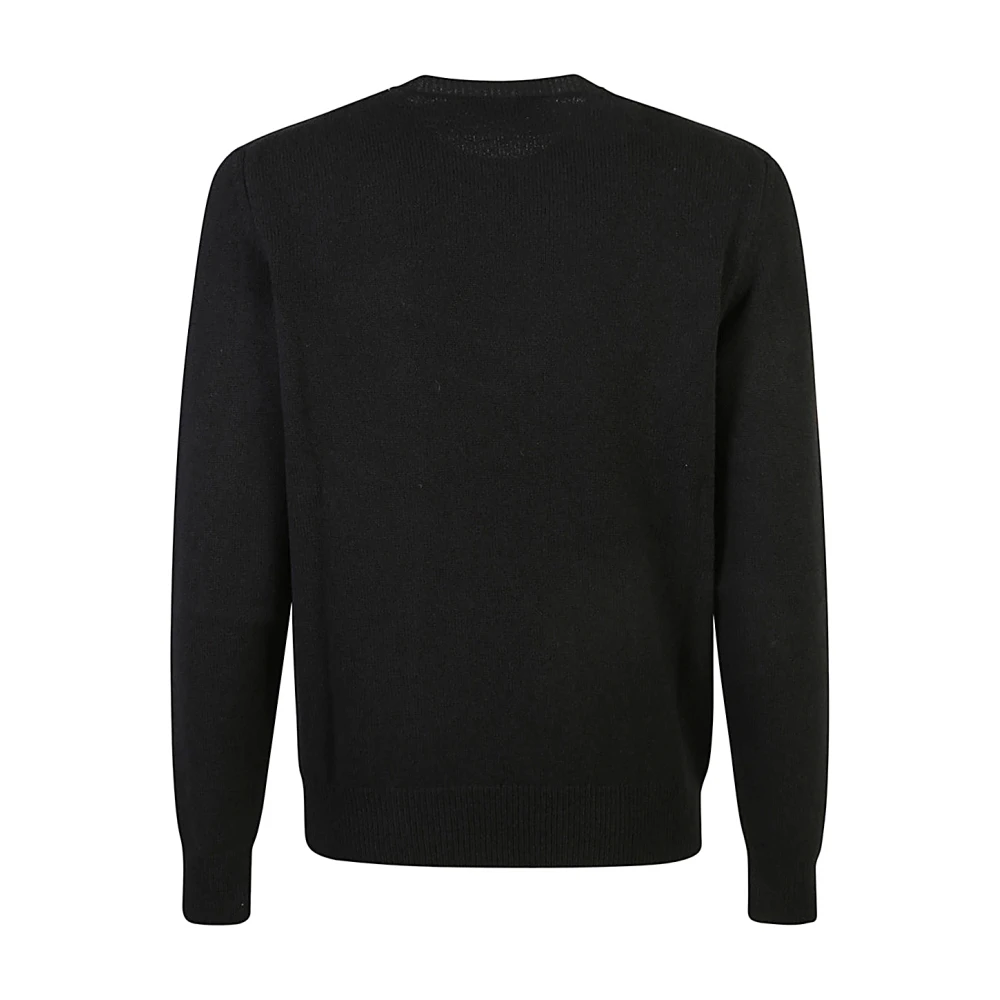 Zanone Zwarte Sweaters voor Mannen Black Heren