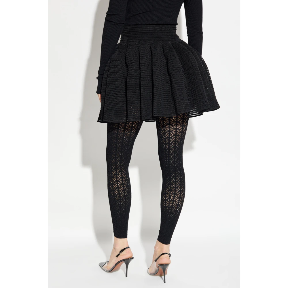 Alaïa Tweedlaagse rok Black Dames