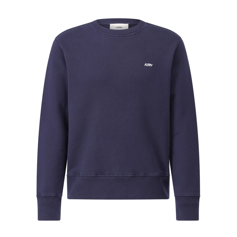 Autry Klassiek sweatshirt met ronde hals Blue Heren