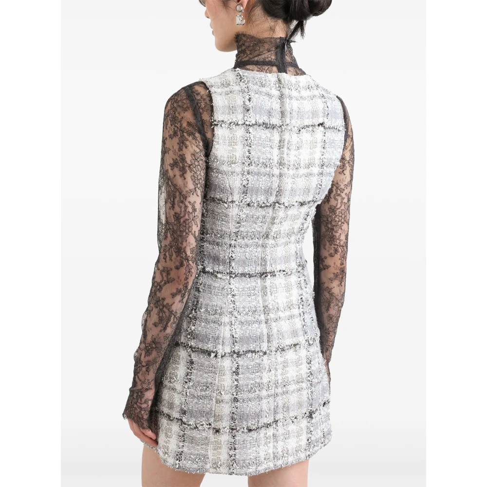 Dolce & Gabbana Elegante Jurk S8100 Gray Dames