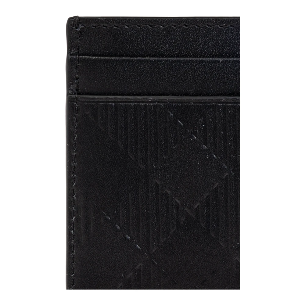 Burberry Leren kaarthouder Black Heren