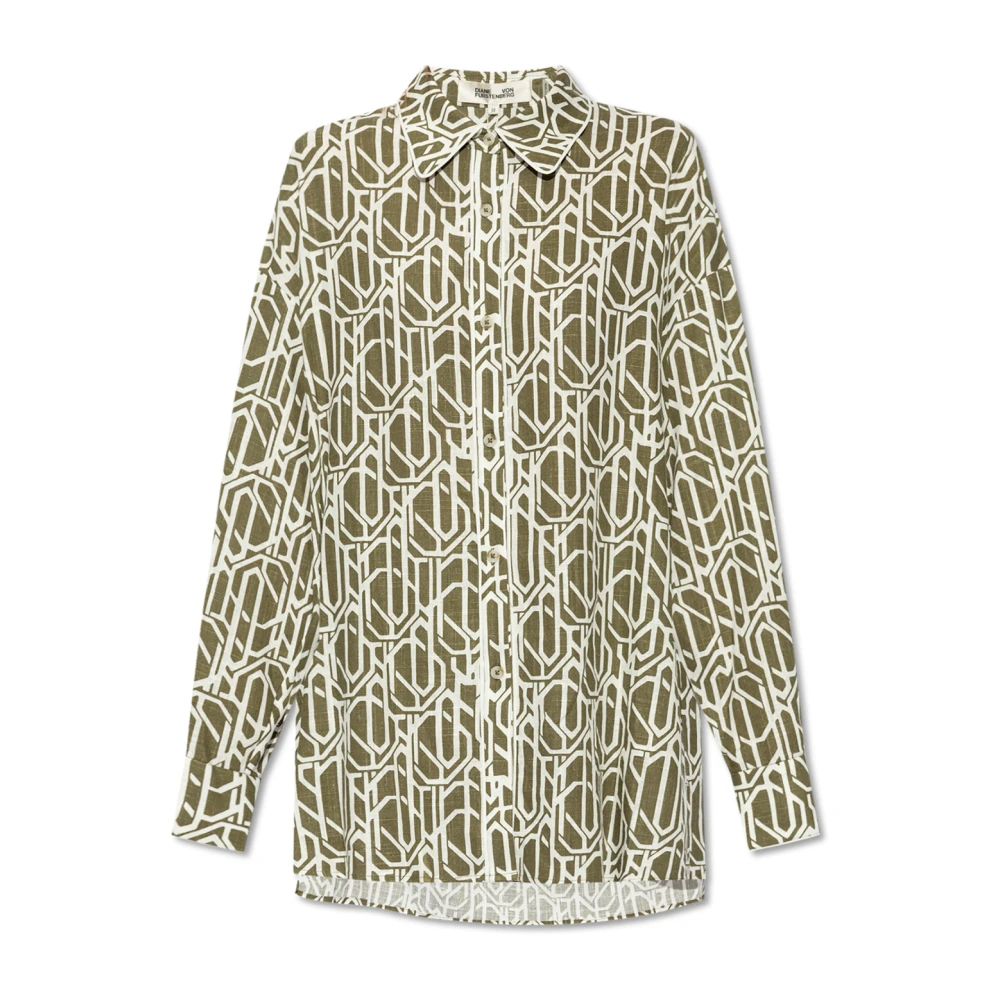 Diane Von Furstenberg Gestreept overhemd door Green Dames
