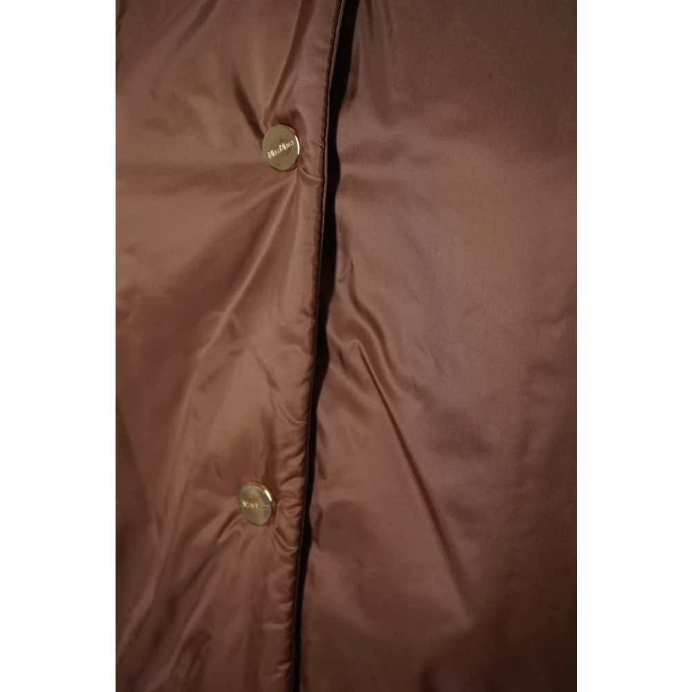 Max Mara Bruine Cube Jassen voor Vrouwen Brown Dames