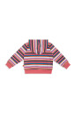 sweat-a-capuche-blanc-en-coton-pour-enfant-a-rayures-multicolores