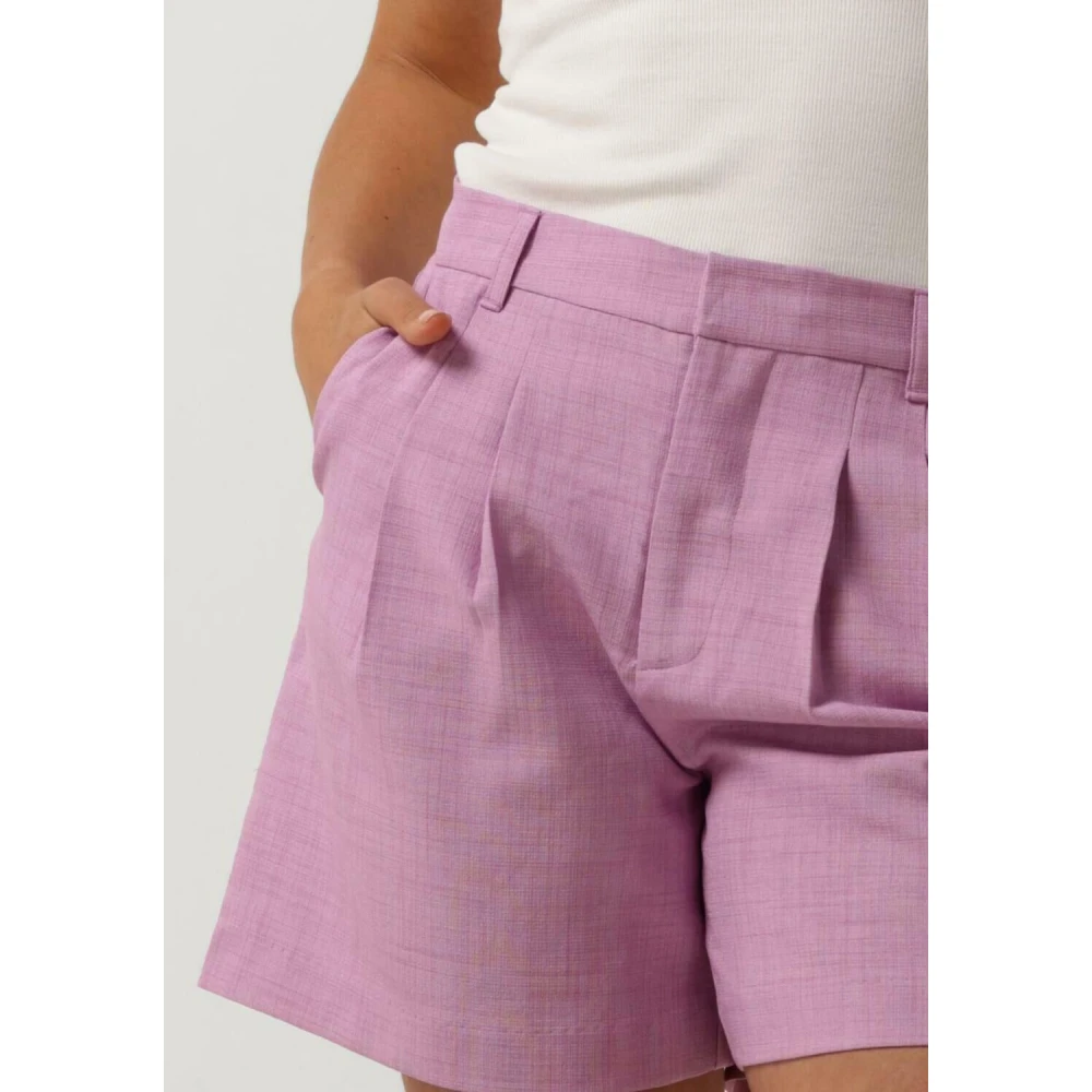 Colourful Rebel Roze High Waist Shorts voor de Zomer Pink Dames