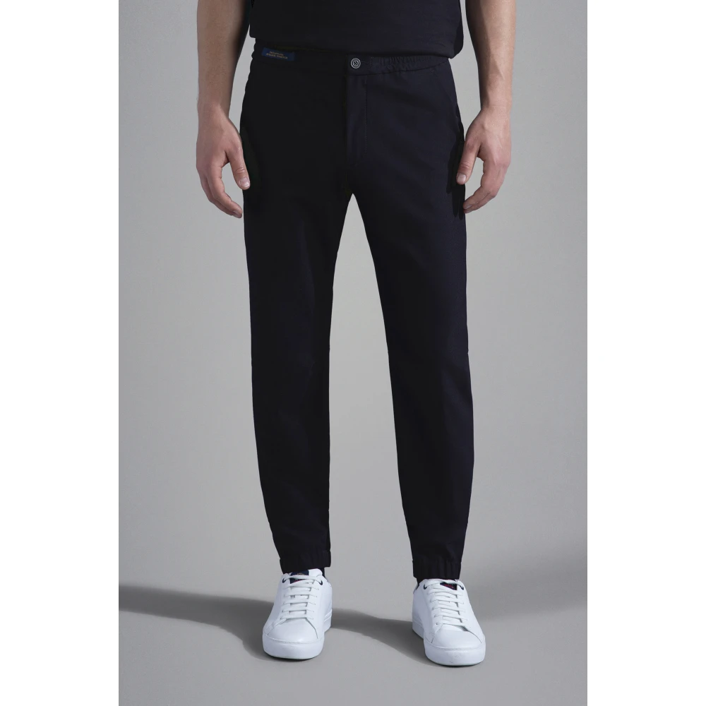 PAUL & SHARK Marine Regular Fit Nylon Broek Black Heren