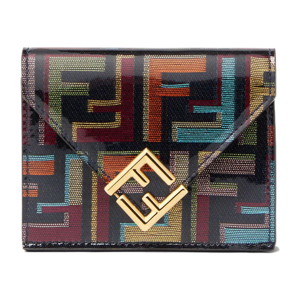 Fendi Women's Multicolor Wallets & Cardholders, One Size, Ff Diamonds Wallet