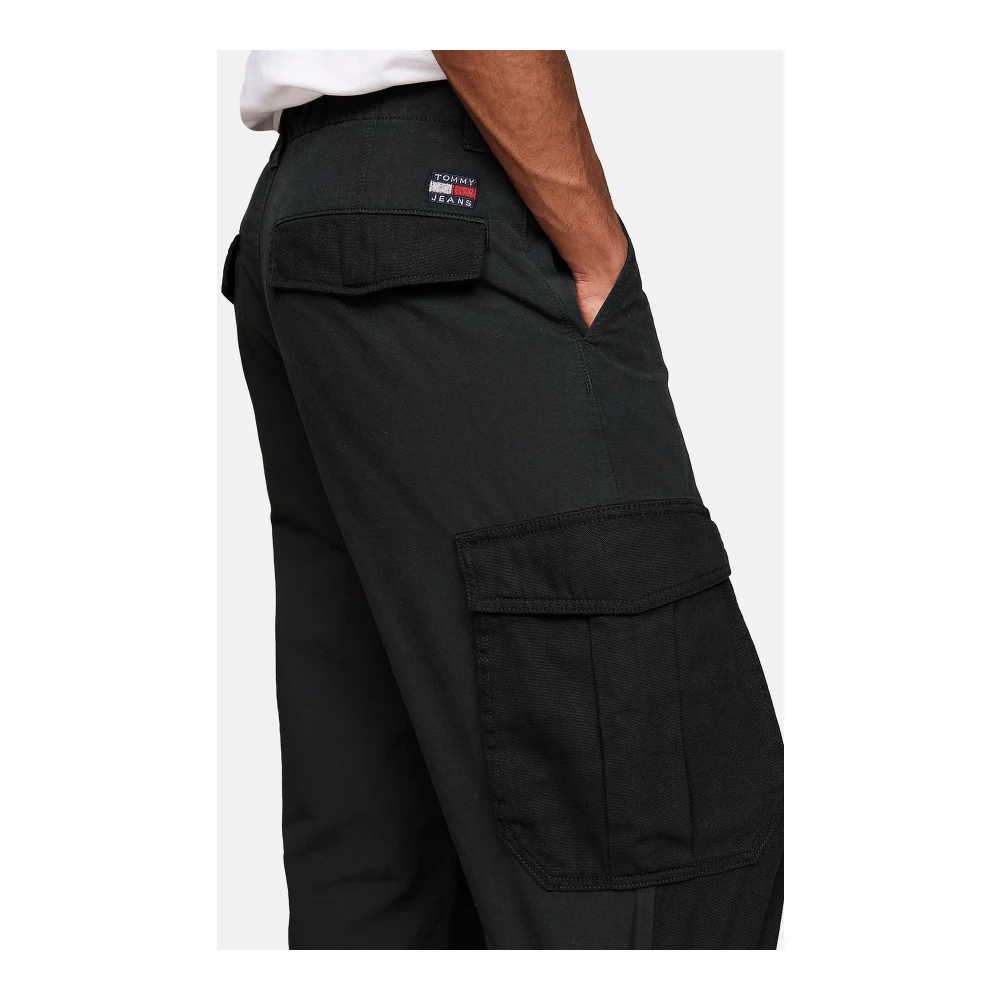 Tommy Jeans Casual Denim Broek voor Mannen Black Heren
