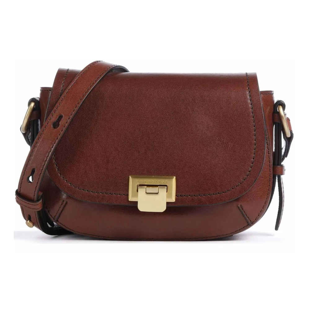 The Bridge Snygg Crossbody Väska Brown, Dam