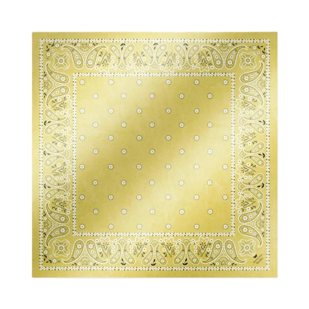 Weekend Max Mara Women's Green Silk Scarves, One Size, Wkapentola