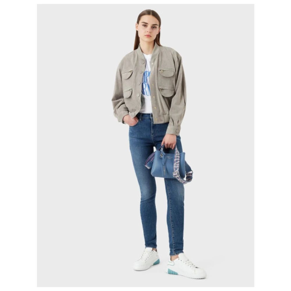 Emporio Armani Kleine Handtas Blue Dames