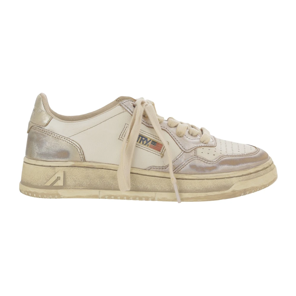Autry Multicolor Sneakers, Female, 6 Uk, Medalist Low Super Vintage Trainers
