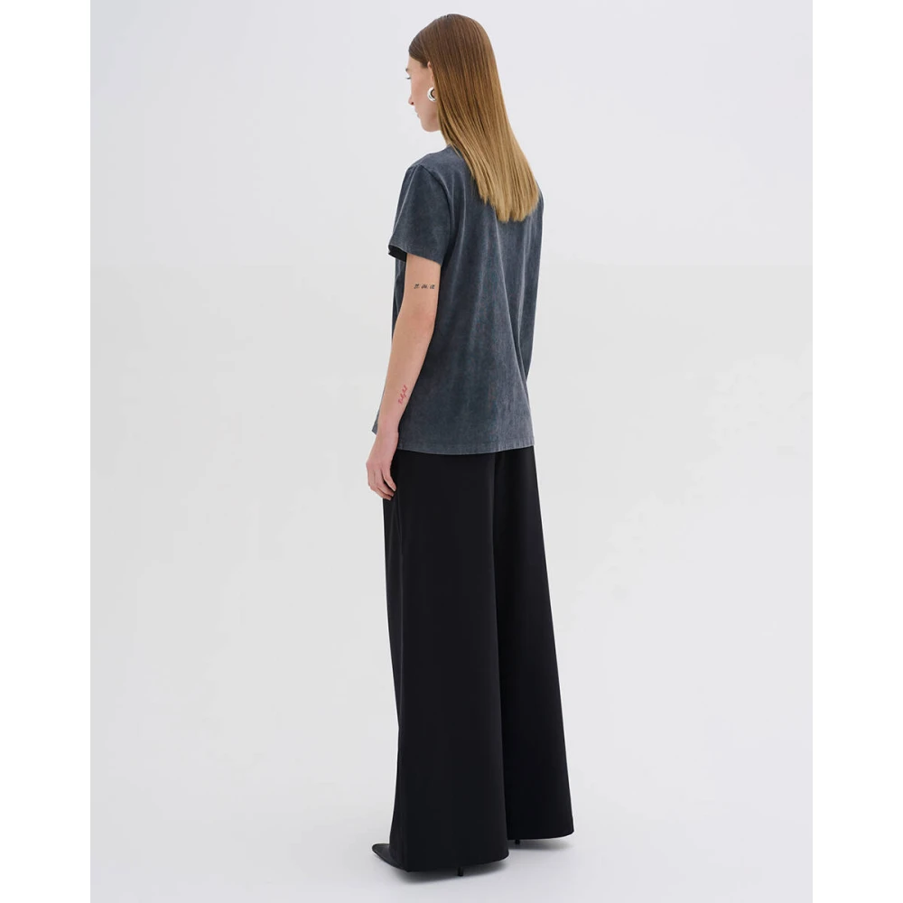 My Essential Wardrobe Logo Emb. Tee SeattleMW Gray Dames